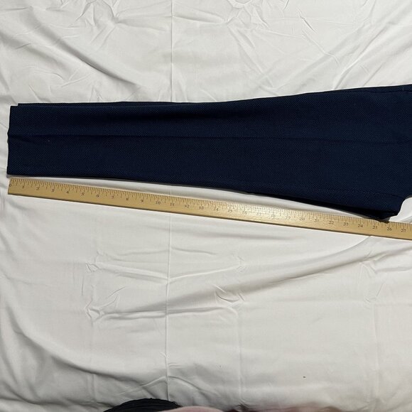 NWT LOFT Marisa Mid-Rise Skinny Pants straight thru the hip size 2 Navy - Picture 8 of 10